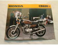 Image of Brochure CB650 79